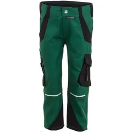Planam Kinder Stretch-Bundhose Norit - 170/176 - grün/schwarz