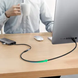 UGREEN 40574 USB-C-auf-USB-C-Kabel 5 Gbit/s 0,5 m - Schwarz