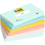 Post-it Haftnotizen Beachside Collection, 127 x 76 mm Farbig sortiert 6 Stück à 100 Blatt
