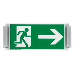 MONACO Fluchtweg-Schild, 17,2 x 32,1 cm