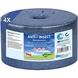 ANTI-INSECT - Mineralleckstein. Set mit 4x 3kg EINHEITSFARBE 12kg