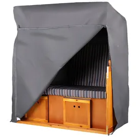 Mr. Deko Strandkorb Schutzhülle Prestige Protect 160 x 85 x 160 cm Dunkelgrau