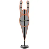 SKLZ D-Man Basketball Defensive Mannequin, Basketball Training, Verstellbare Höhe, Schwarz/Orange, 6.5ft to 8ft / 198cm to 244cm