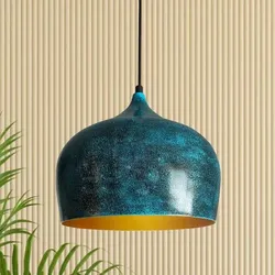 Bamyum Kreis Vintage farbe de Ozeans Hängelampe