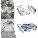 Teleskopschublade Küchen Organizer Schrankauszug Küchenschublade, Küchenschrank Regal Einsatz Schlafzimmerschublade Schrankkörbe für