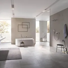 Grohe Lineare Einhand-Wannenbatterie Hard Graphite gebürstet