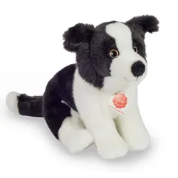 Teddy-Hermann - Kuscheltier Border Collie Welpe sitzend 25 cm