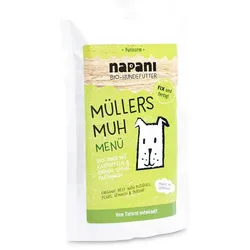 Bio Menü für Hunde Müllers Muh mit Rind und Kartoffeln 150 g