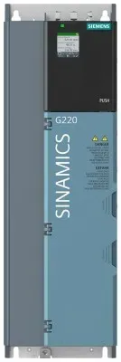 Siemens 6SL4113-0CA17-2FF0 SINAMICS G220 3AC380-500V+10/-20% 47-63Hz Leistung geringe Überlast: 11kW 150% 3S, 110% 57S Leistung hohe Überlast: 7,5kW 200% 3S, 150% 57S 355x 12... 6SL41130CA172FF0