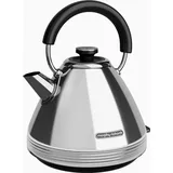 Morphy Richards Venture Retro Pyramiden-Wasserkocher chrom - Silber