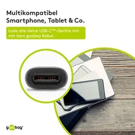 goobay USB-A auf USB-C 0,15 m Schwarz