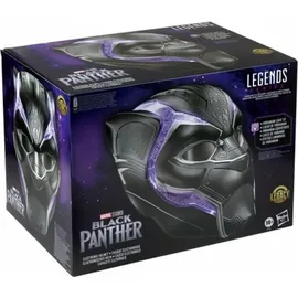 Marvel Hasbro Legends Series Black Panther elektronischer Premium Helm mit Lichtern und klappbaren Linsen, Rollenspielartikel, F3453, Multi