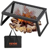 Vevor Holzkohlegrill klappbar schwarz