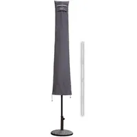 Sekey Abdeckung für Sonnenschirm 350 cm Polyester Grau