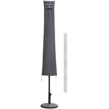 Sekey Abdeckung für Sonnenschirm 350 cm Polyester Grau
