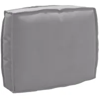 VidaXL Palettenkissen für Rückenlehne Grau 50x40x12 cm Oxford-Stoff