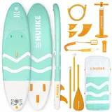 huiike Stand Up Paddling Board 305 x 84 x 15 cm grün