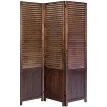 Homestyle4u Paravent Braun 120x170 | Gr.: onesize