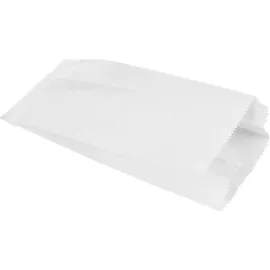 Papstar 1000 Papierfaltenbeutel, Cellulose, gefädelt 24 x 10 x 5 cm weiss Füllinhalt 0,75 kg