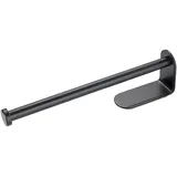 Wenko Küchenrollenhalter Nio Selbstklebend 27,5 cm x 4,5 cm x 7 cm Schwarz