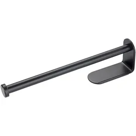 Wenko Küchenrollenhalter Nio Selbstklebend 27,5 cm x 4,5 cm x 7 cm Schwarz