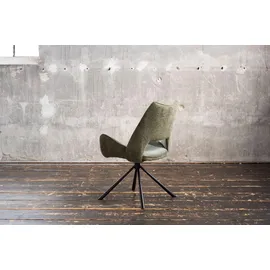 KAWOLA Drehstuhl VELO Polyester graugrün