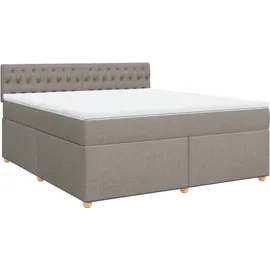 vidaXL Boxspringbett 180 x 200 cm Taupe