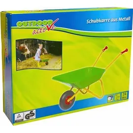 The Toy Company Outdoor Active Metall Schubkarre gelb/grün