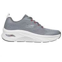 SKECHERS Herrenschuhe Arch Passen D'Lux-Sumner, Vegan - Gyrd (Grau / Red)