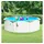 vidaXL Pool mit Stahlwand rund 460 x 120 cm weiß 93262