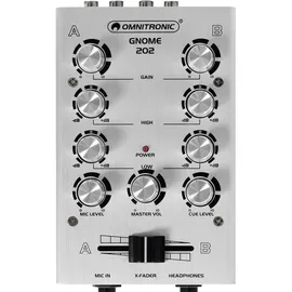 Omnitronic GNOME-202 Mini-Mixer silber