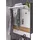 Stella Trading Garderobenpaneel Memphis Weiß, Eiche Artisan Holzwerkstoff, 80x118x30 cm Aufhängemöglichkeit, Hutablage, Kleiderstange, Garderobe, Garderobenpaneele, Garderobenpaneele