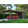 SKANHOLZ Carport Emsland 3,54 x 8,46 m grau mit Abstellraum