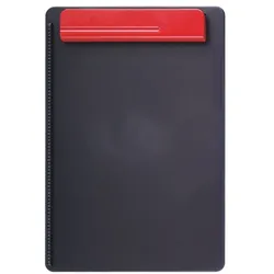 MAUL Klemmbrett A4 / C4 Anschlagkante große Klemme rot, 23.3x34.3 cm