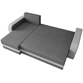 Mirjan24 Ecksofa Hewlet Bis, Sofa mit Bettkasten und Schlaffunktion, L-Form, Stilvoll Eckcouch vom Hersteller (Farbe: Manila 35) - Grün