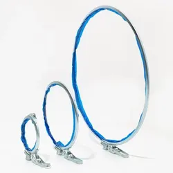 Miller Rohrschellen mit Dichtung (Spannring) Ø 180 mm extra stabil