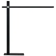 LUCANDE LED Tischlampe Wasko, dimmbar Modern in Schwarz Metall, (1 flammig,) / Tischleuchte Schreibtischlampe Nachttischlampe Arbeitszimmerleuchte