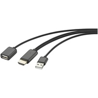 Renkforce RF-4700672 USB / HDMI Adapterkabel Schwarz mit Streaming-Funktion