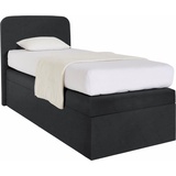 Westfalia Schlafkomfort Boxspringbett, wahlweise mit Bettkasten und 2 Matratzenqualitäten, schwarz