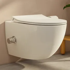 SiKO Dusch-WC-Aufsatz mit Absenkautomatik Weiß
