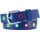 Playshoes Kindergürtel Kunstleder blau 70