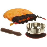 Klangschalen-Center Klangschale (170 g) mit Unterlage, Klöppel und Beutel