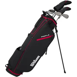 Wilson Herren Profile HALBER Satz Men STL Set, Rot/Schwarz/Silber, Standard