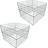 Estexo Komposter Metall Drahtgitter 2er Set Gartenkomposter 90x90x70 cm Draht Gitter