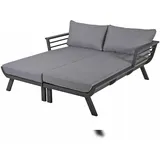 deluke Doppel-Sonnenliege MARA 175 x 170 x 62 cm Grau
