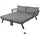 deluke Doppel-Sonnenliege MARA 175 x 170 x 62 cm Grau