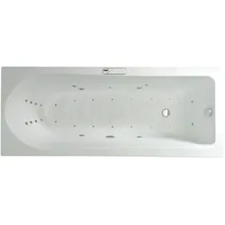 Rechteck Whirlpool Sanibay Vevey, 170x70cm, mit Whirlpoolsystem MAXI DELUXE