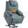 Homcom Fernsehsessel Polyester 90 x 107 x 101 cm Dunkelgrau elektrisch mit Fernbedienung