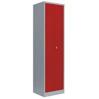 Lüllmann Putzmittelschrank 510724 feuerrot, lichtgrau 60,0 x 50,0 x