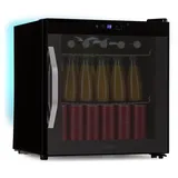 Klarstein Coachella 50 Onyx Getränkekühlschrank (47 l, 510 mm hoch, Schwarz)